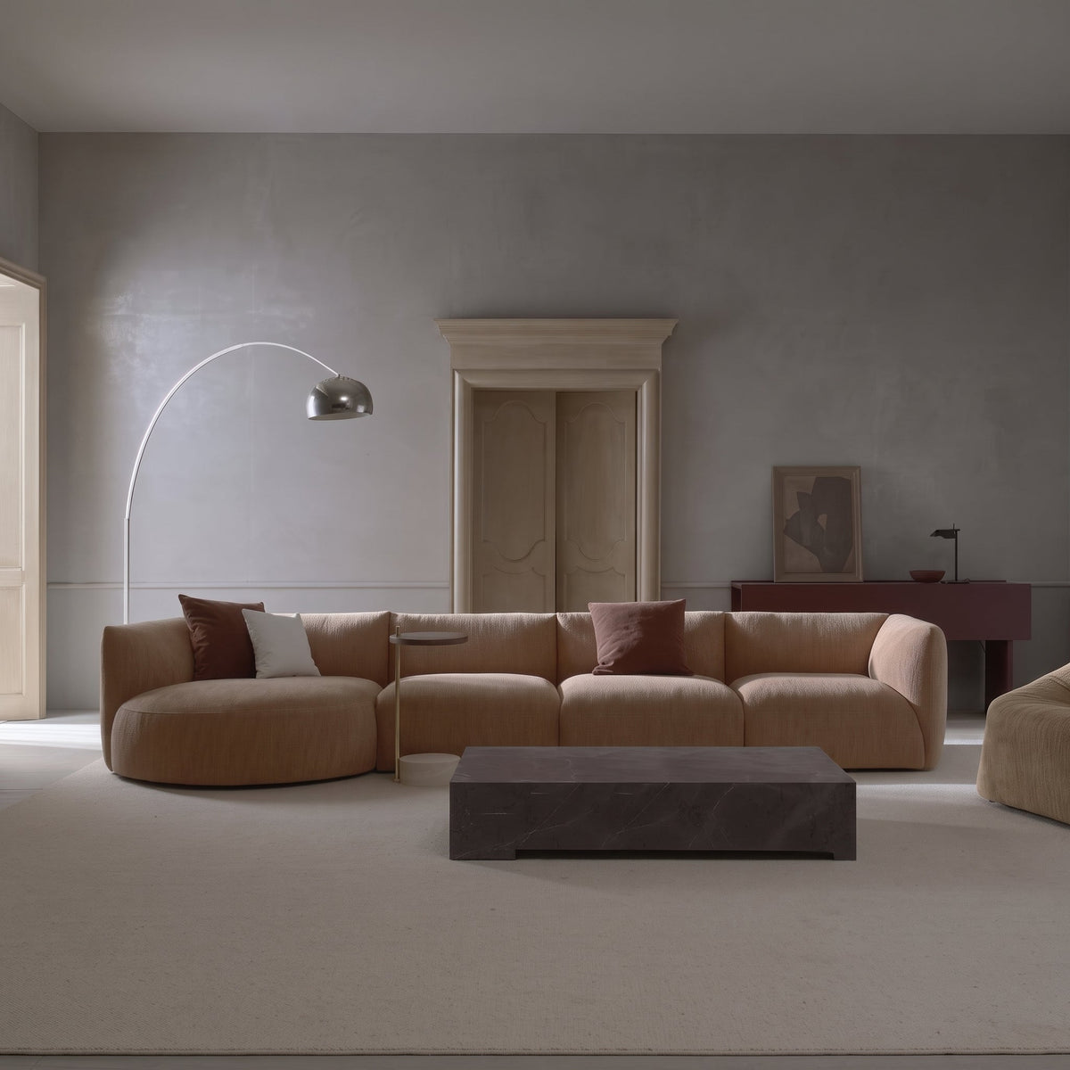 Slipper Modular Sofa - Sherpa Yak - Sofa Natadora Loom Collection Dubai