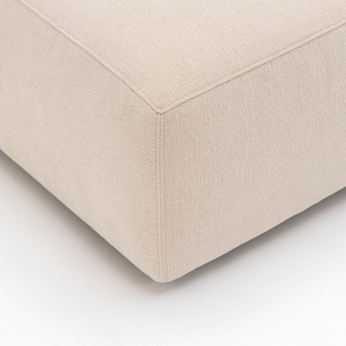 Slipper Ottoman - Bleached Sand - Ottomans Natadora Loom Collection Dubai