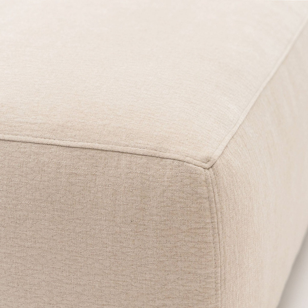 Slipper Ottoman - Bleached Sand - Ottomans Natadora Loom Collection Dubai