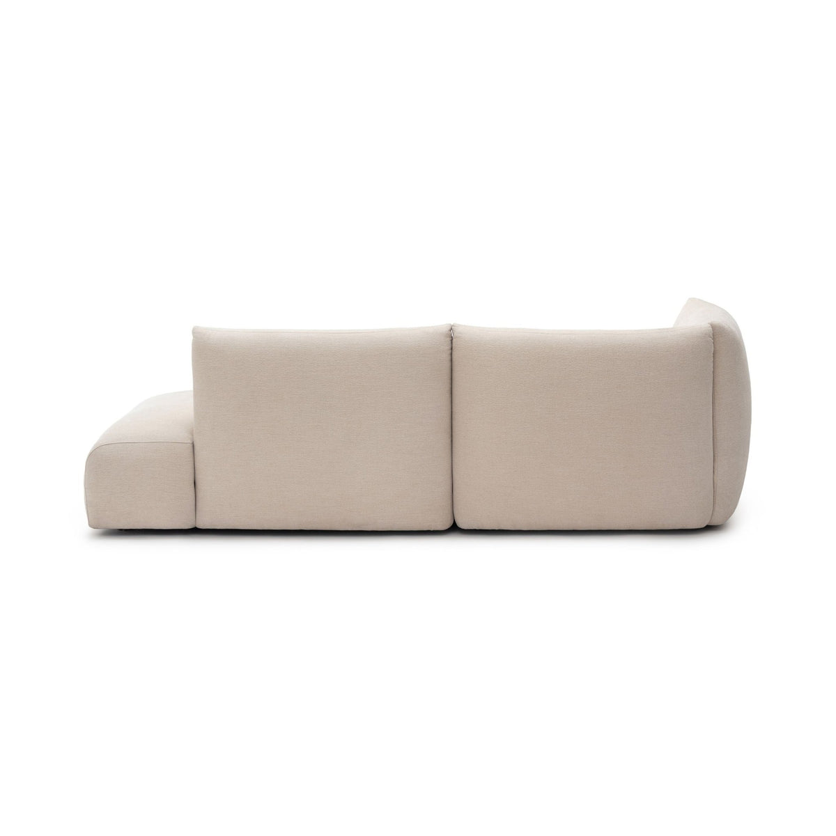 Slipper Small Open Sofa - Bleached Sand - Sofa Natadora Loom Collection Dubai