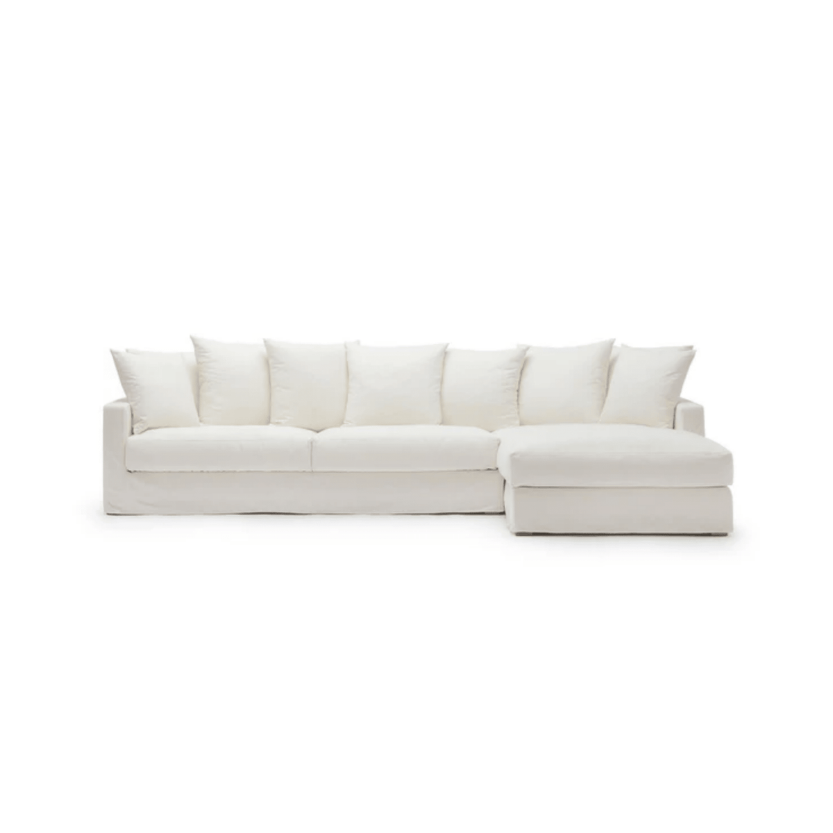 Sloopy L-Shaped Sofa - Summer Ivory - Sectional Sofas Tolv Loom Collection Dubai