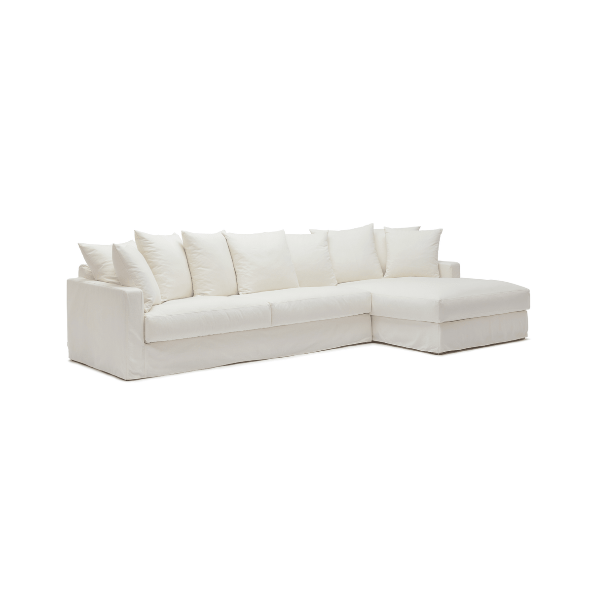 Sloopy L-Shaped Sofa - Summer Ivory - Sectional Sofas Tolv Loom Collection Dubai