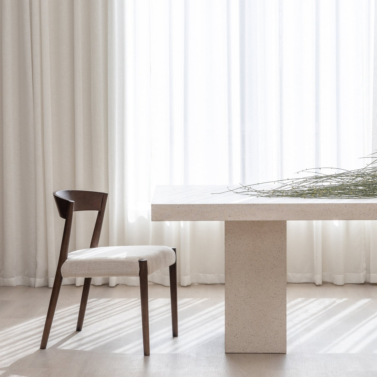 Sorento Rectangular Dining Table - Sand