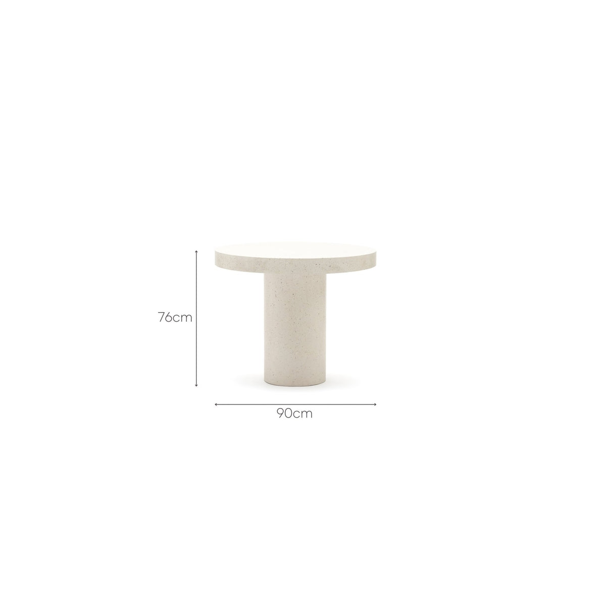 Sorento Round Dining Table - Sand