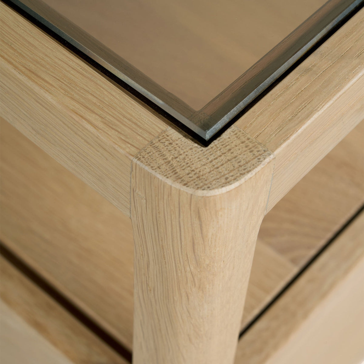 Spindle Bedside Table - Oak