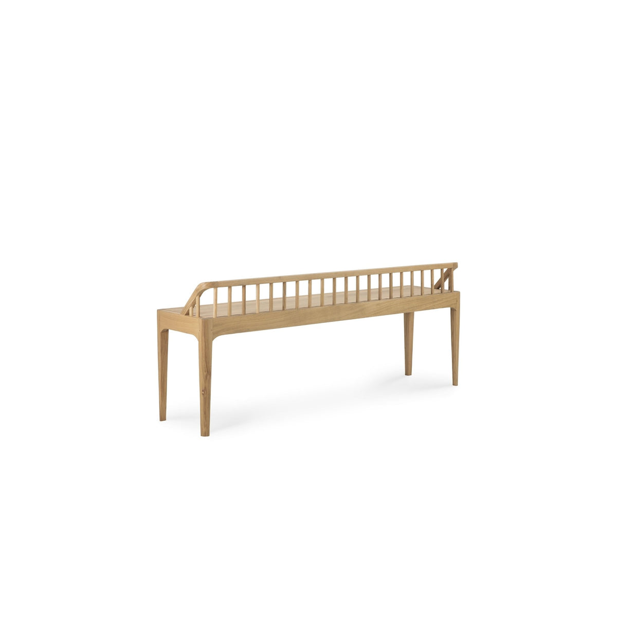 Spindle Bench - Oak