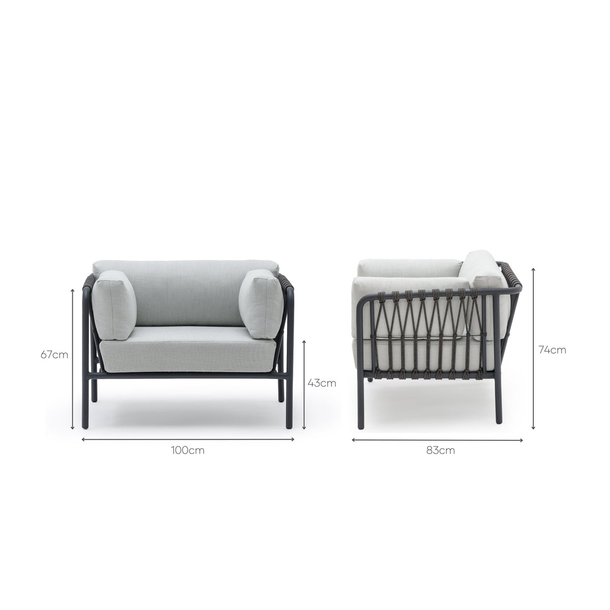 Swing Lounge Chair - Mist