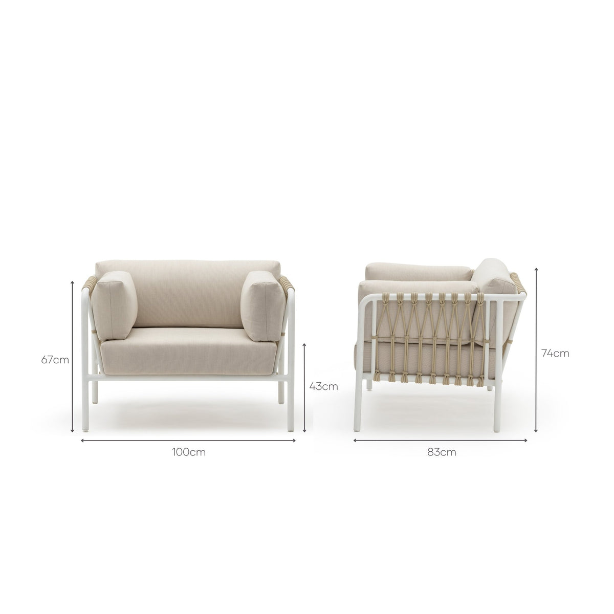 Swing Lounge Chair - Sand