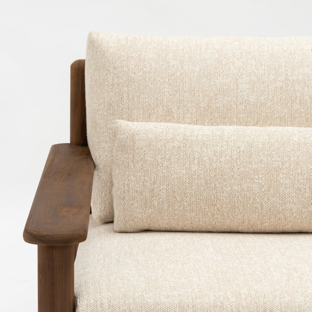 Tahiti 3 Seater Sofa - Angora - Outdoor Sofas Loom Collection Loom Collection Dubai