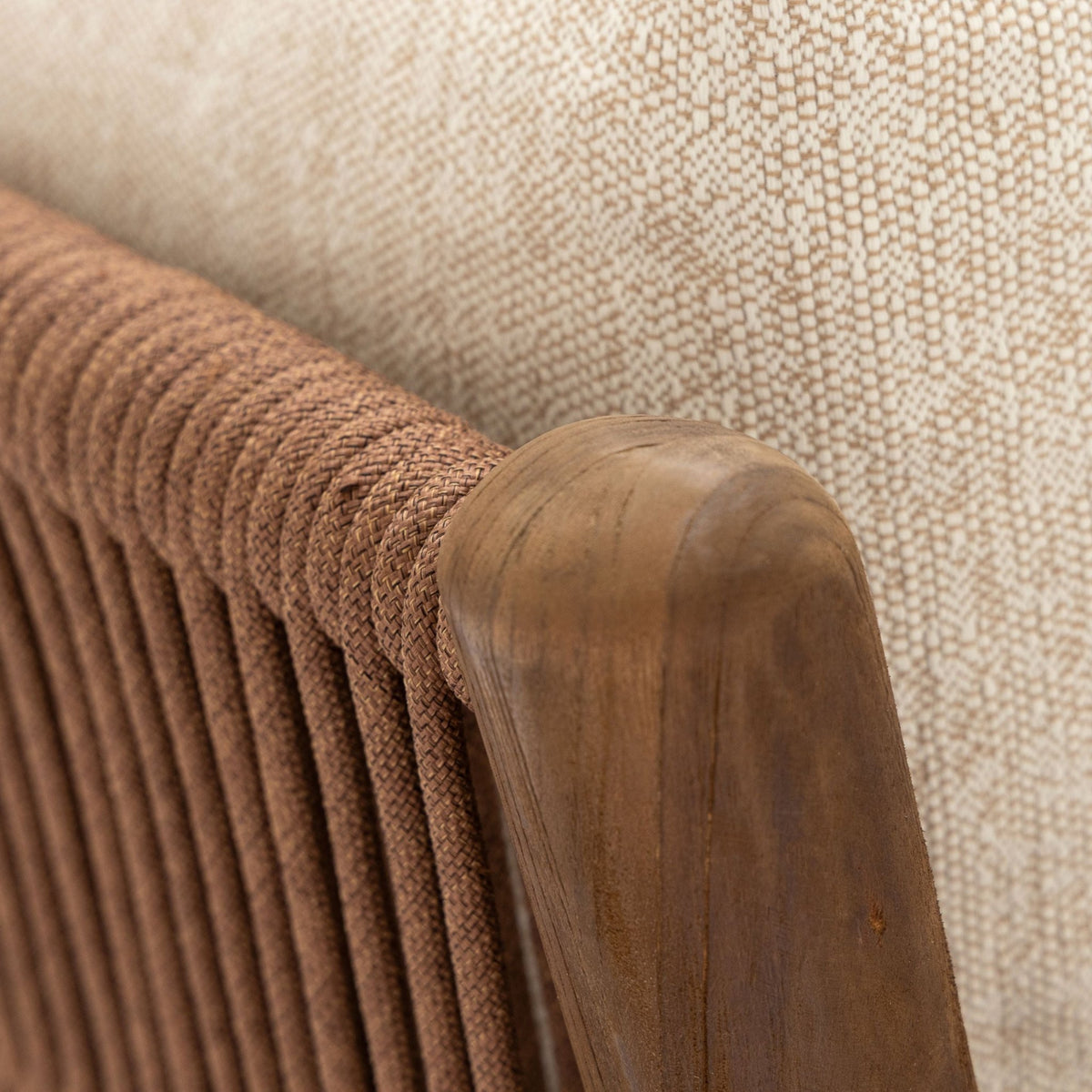 Tahiti - Lounge Chair - Angora - Outdoor Occasional Chairs Loom Collection Loom Collection Dubai
