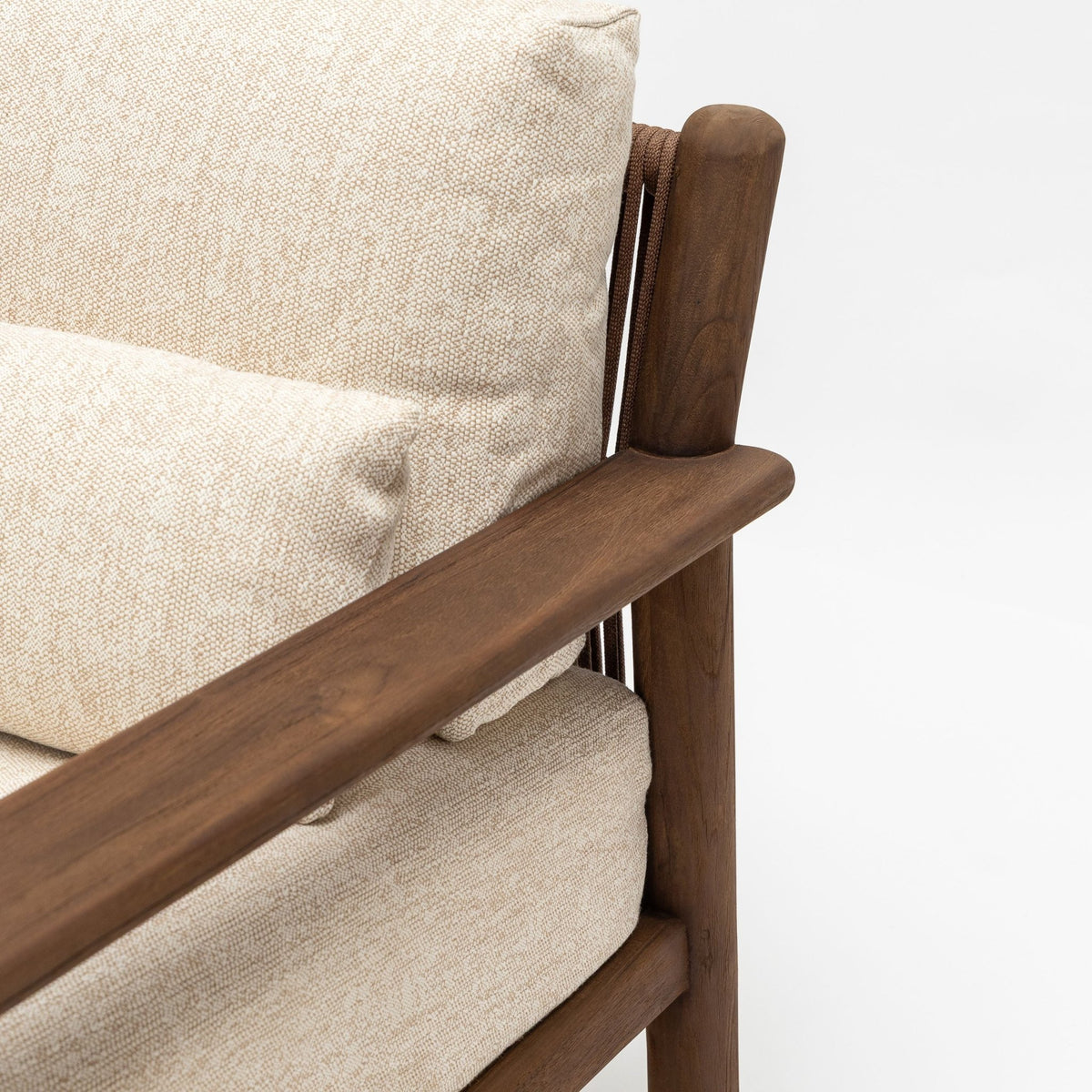 Tahiti - Lounge Chair - Angora - Outdoor Occasional Chairs Loom Collection Loom Collection Dubai