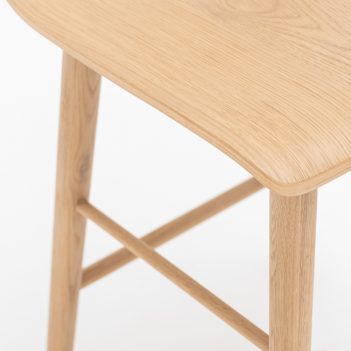 Tami Counter Stool - Blonde Oak - Bar & Counter Stools Tolv Loom Collection Dubai