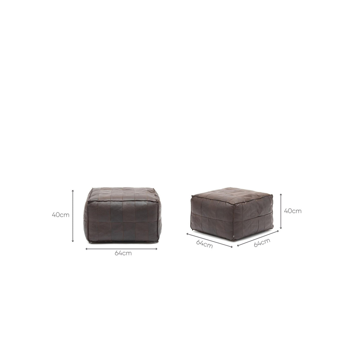 Tanbo Stool - Heritage Espresso - Ottomans Tolv Loom Collection Dubai