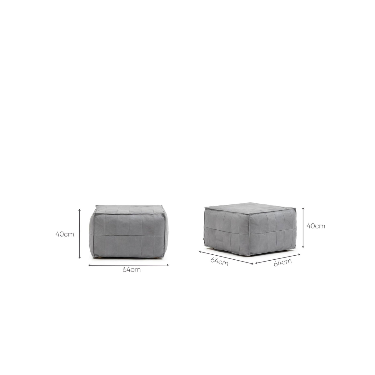 Tanbo Stool - Montana Iron - Ottomans Tolv Loom Collection Dubai