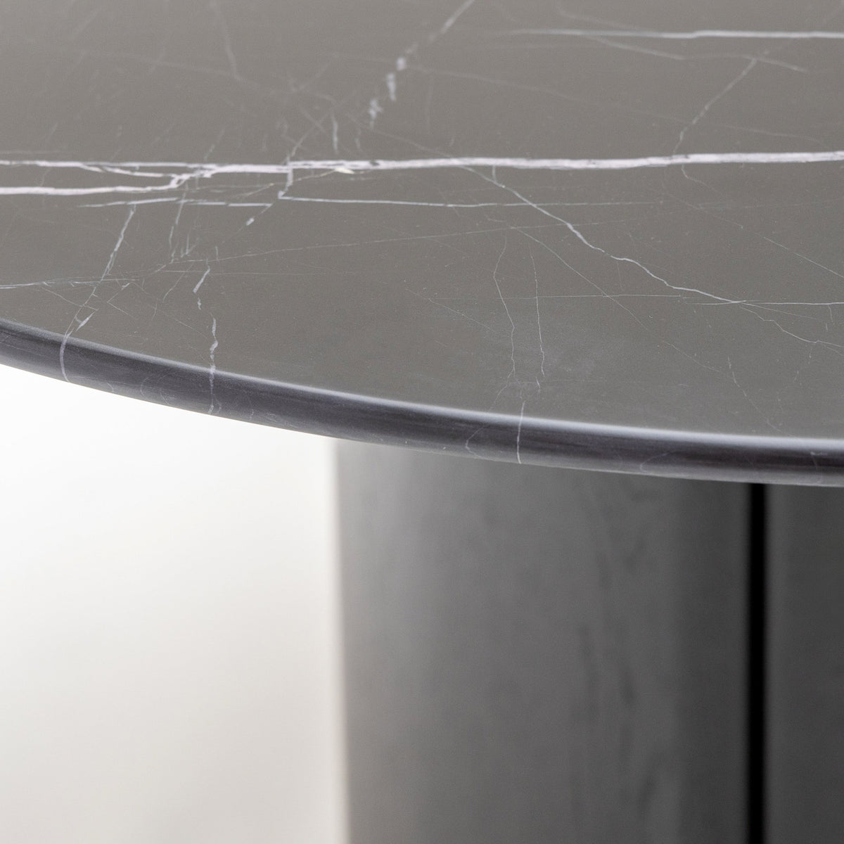 Tathra 125 Table - Black Oak & Nero Marquina