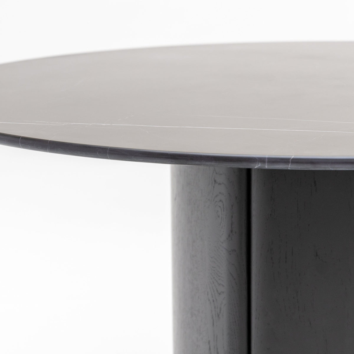 Tathra 125 Table - Black Oak & Nero Marquina