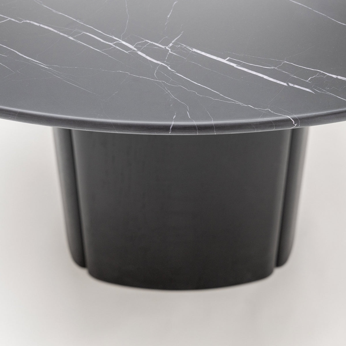 Tathra 125 Table - Black Oak & Nero Marquina