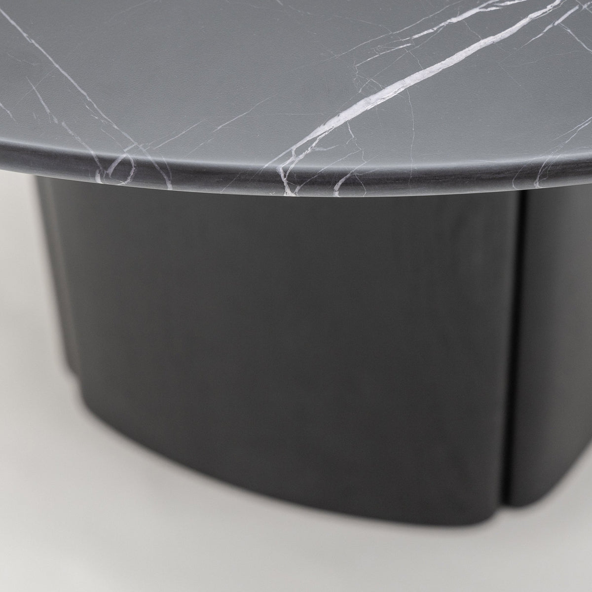 Tathra 125 Table - Black Oak & Nero Marquina