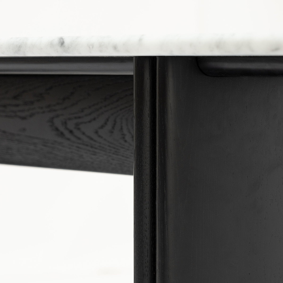 Tathra Console - Black Oak & Bianca Carrara