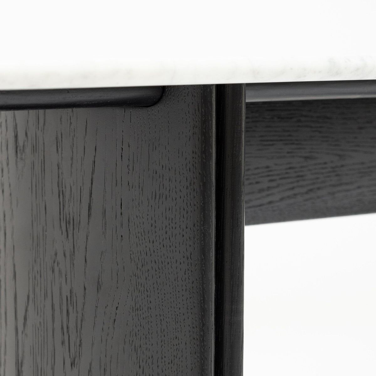 Tathra Console - Black Oak & Bianca Carrara