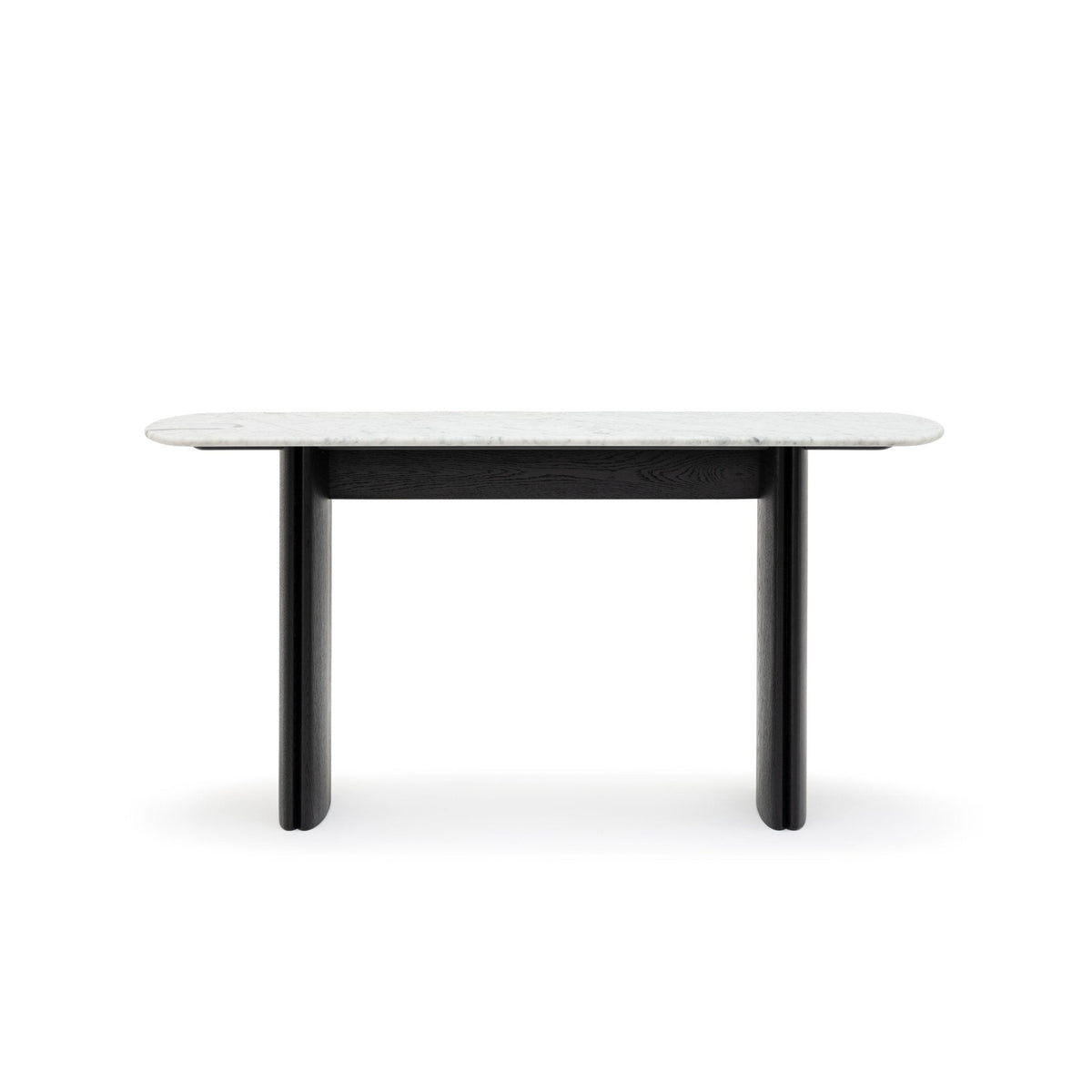 Tathra Console - Black Oak & Bianca Carrara