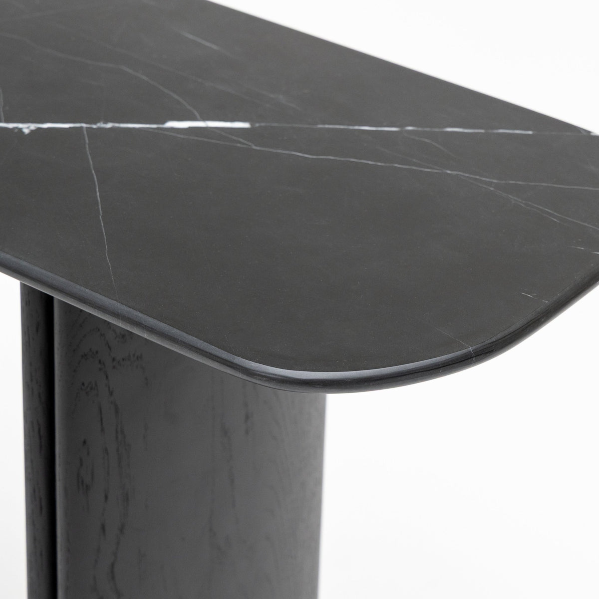 Tathra Console - Black Oak & Nero Marquina