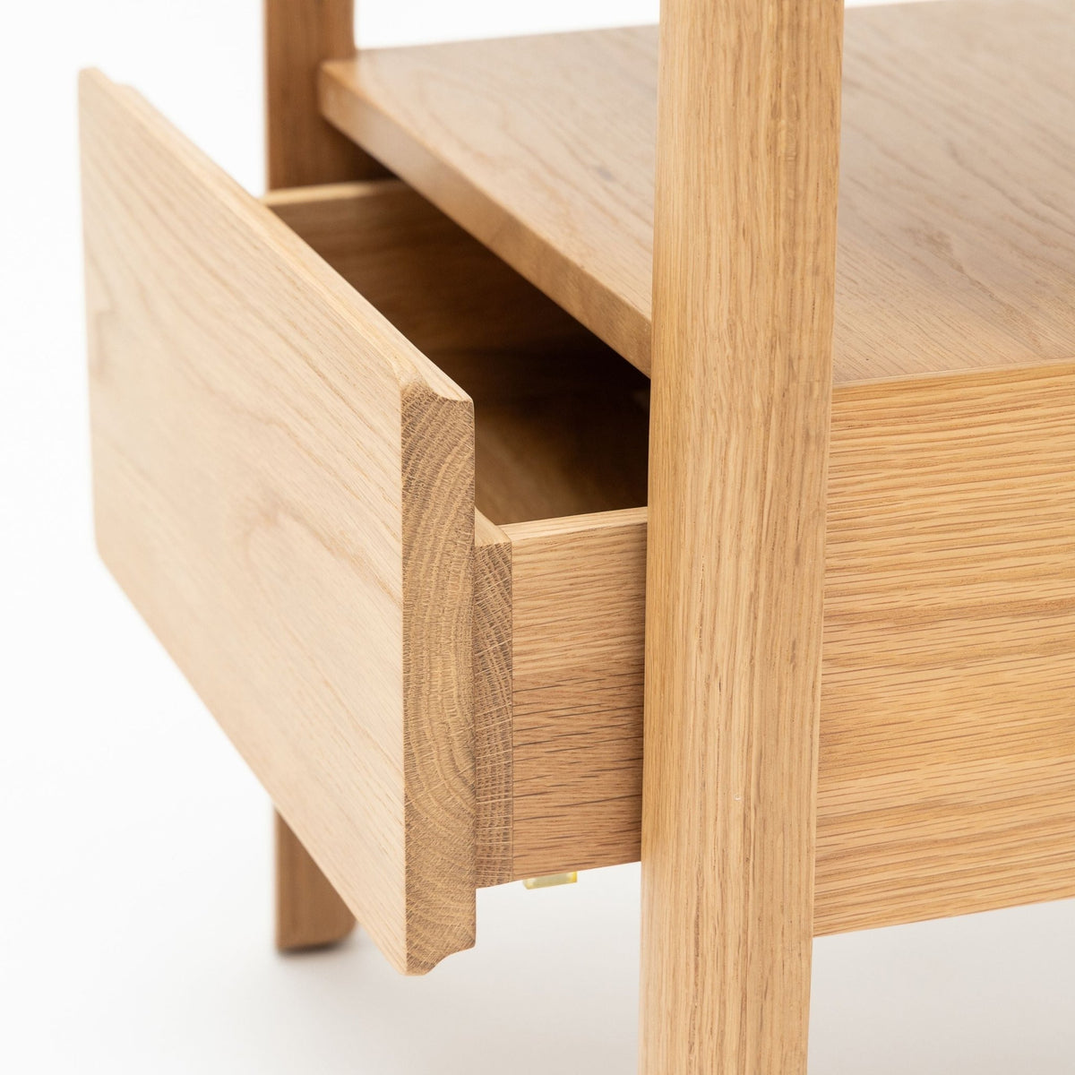 Theo Nightstand 45 - Light Oak & Sintered Stone - Nightstands Tolv Loom Collection Dubai