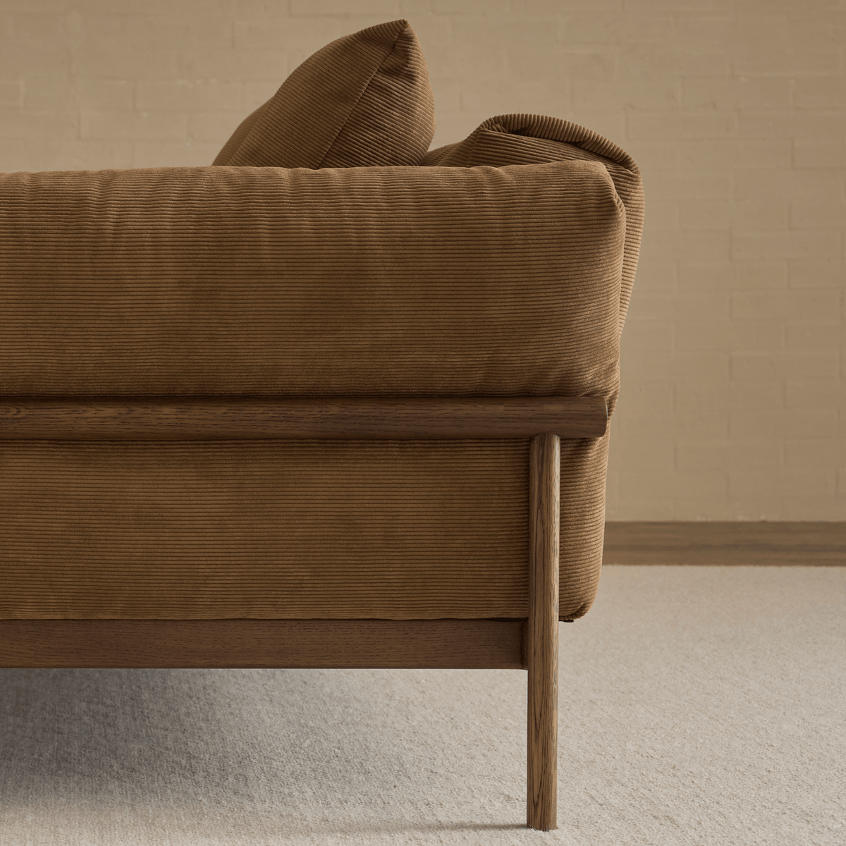 Timm Sofa - Espresso Oak & Redford - Sofas Tolv Loom Collection Dubai