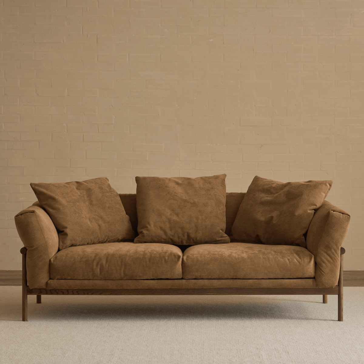 Timm Sofa - Espresso Oak & Redford - Sofas Tolv Loom Collection Dubai