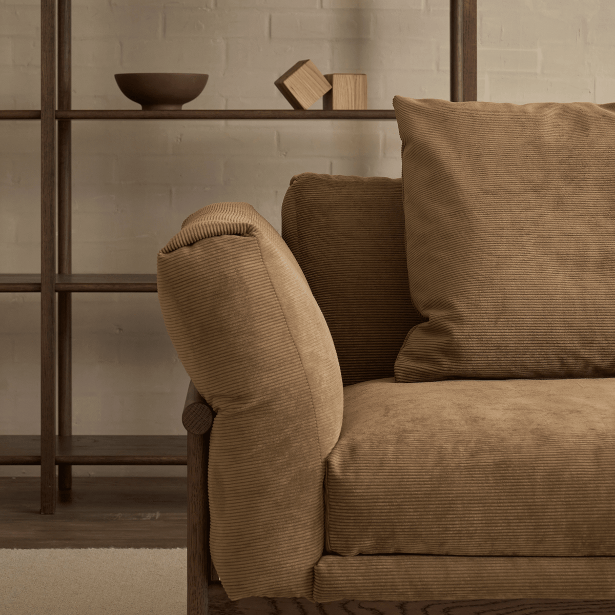 Timm Sofa - Espresso Oak & Redford - Sofas Tolv Loom Collection Dubai