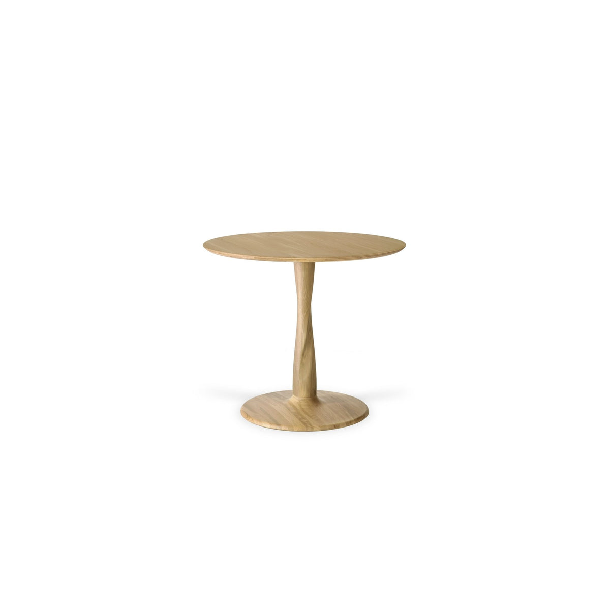 Torsion Round Dining Table - Oak