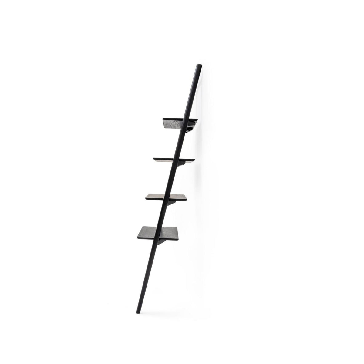 Tosta Leaning Shelf - Black Oak - Shelving Tolv Loom Collection Dubai