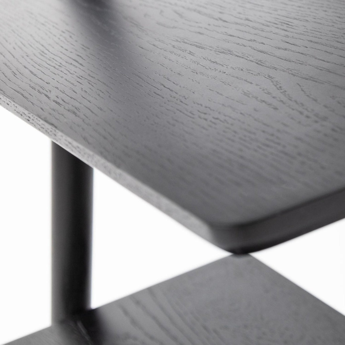 Tosta Leaning Shelf - Black Oak - Shelving Tolv Loom Collection Dubai