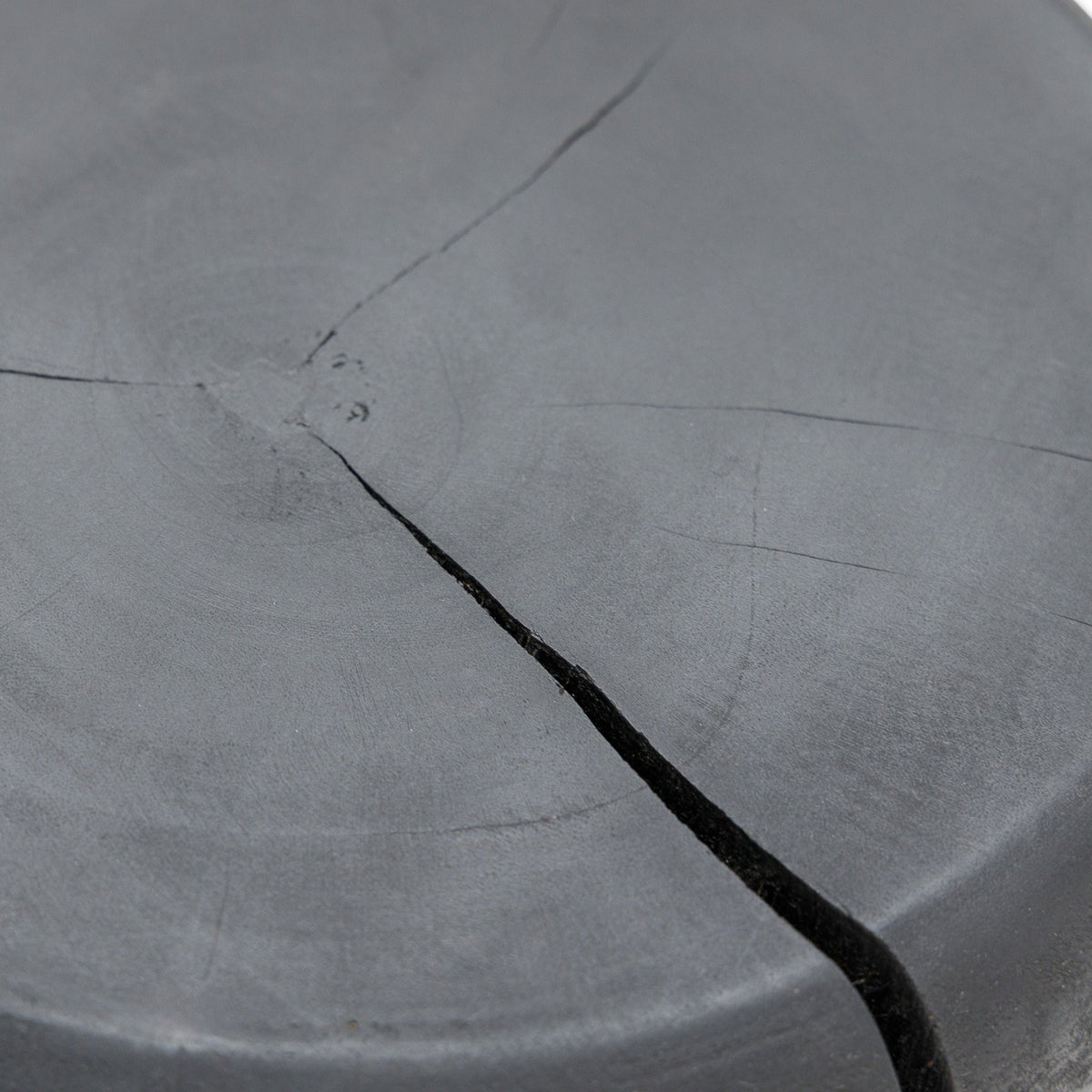 Totem Stool - Charcoal - Side Tables Loom Collection Loom Collection Dubai