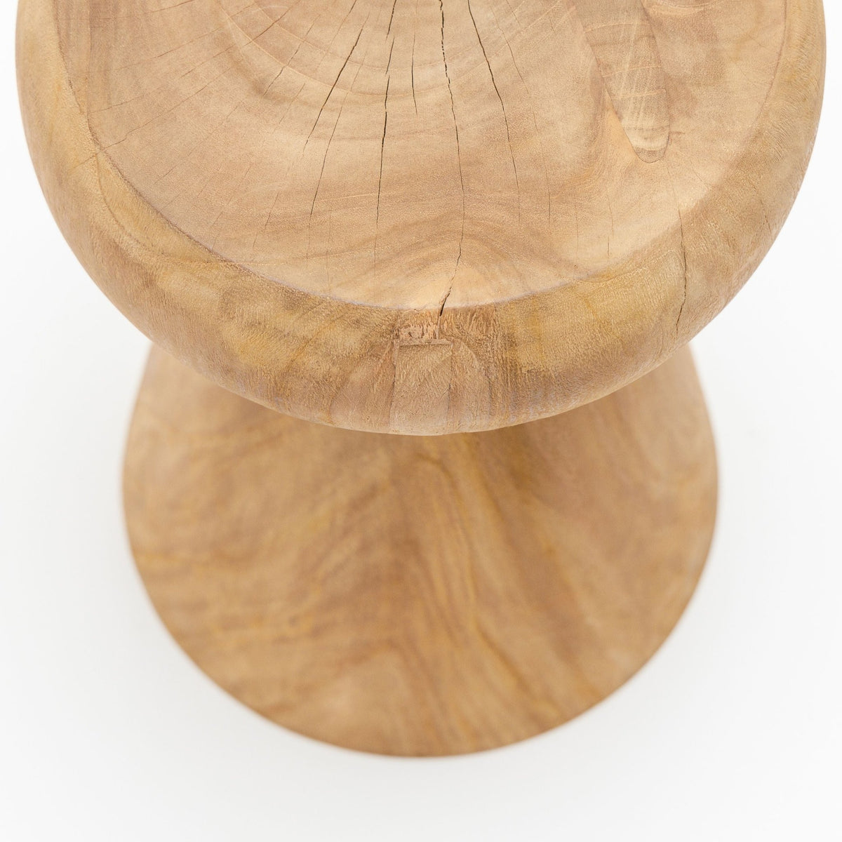 Totem Stool - Natural - Side Tables Loom Collection Loom Collection Dubai