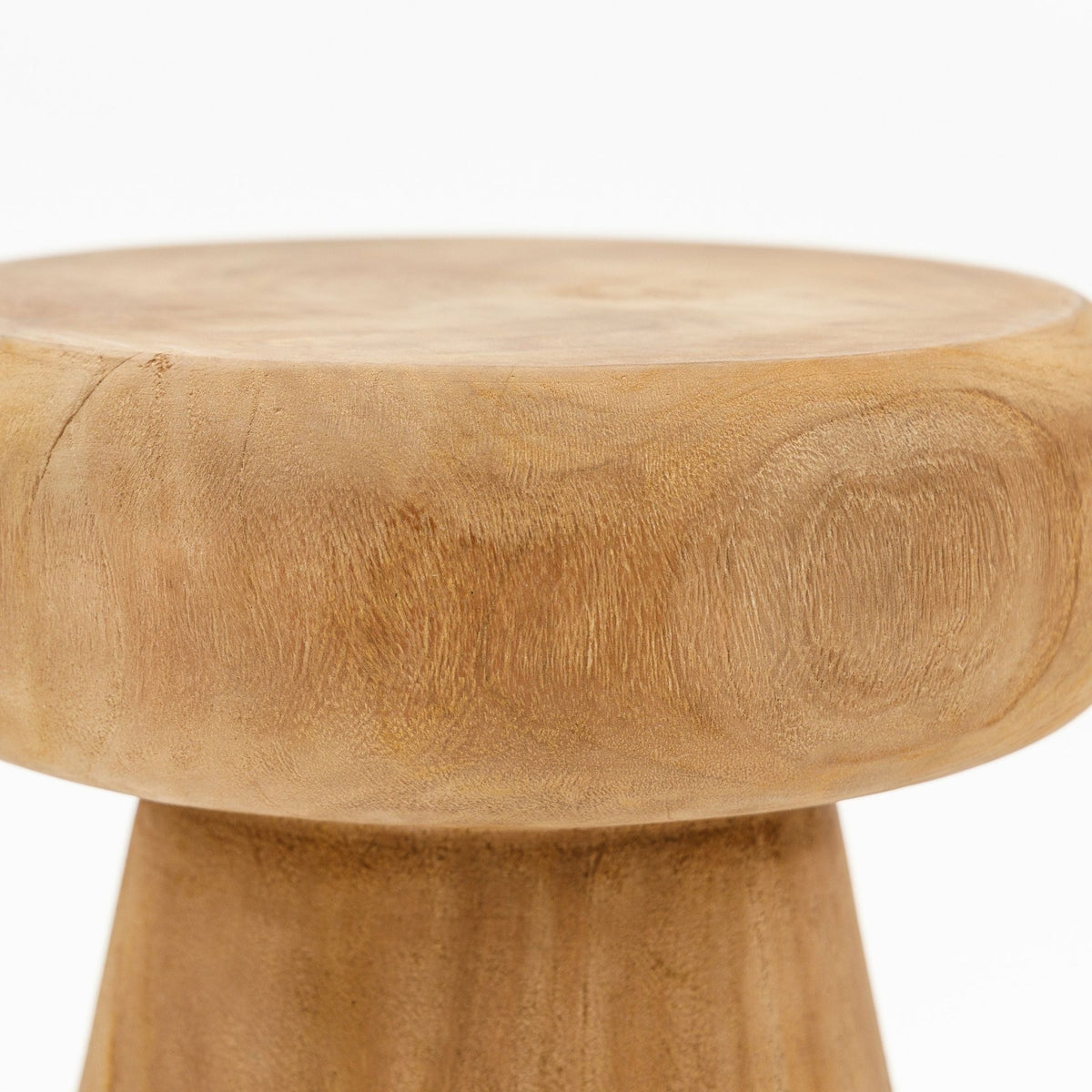 Totem Stool - Natural - Side Tables Loom Collection Loom Collection Dubai