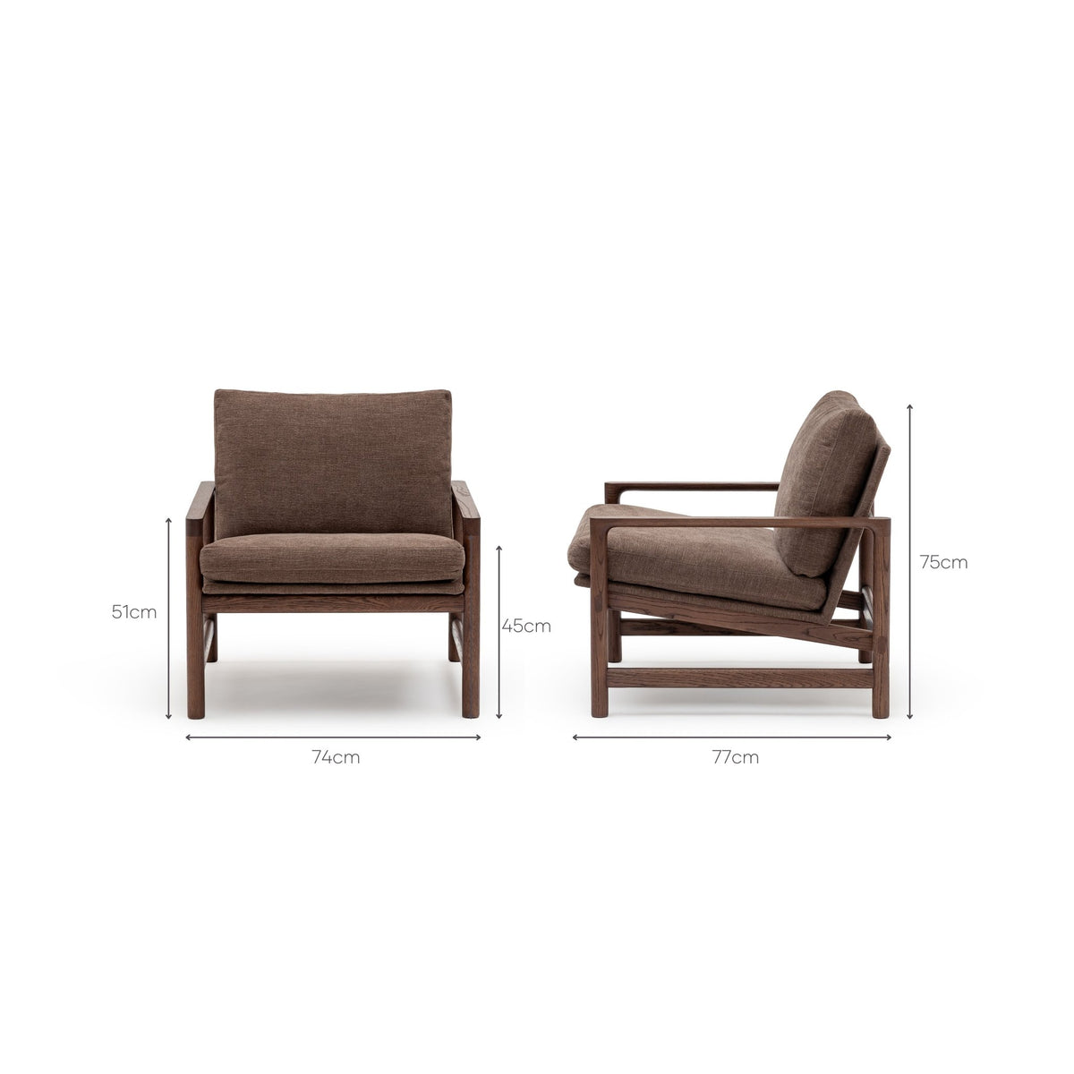 Troubadour Chair - Espresso Oak & Rich Earth