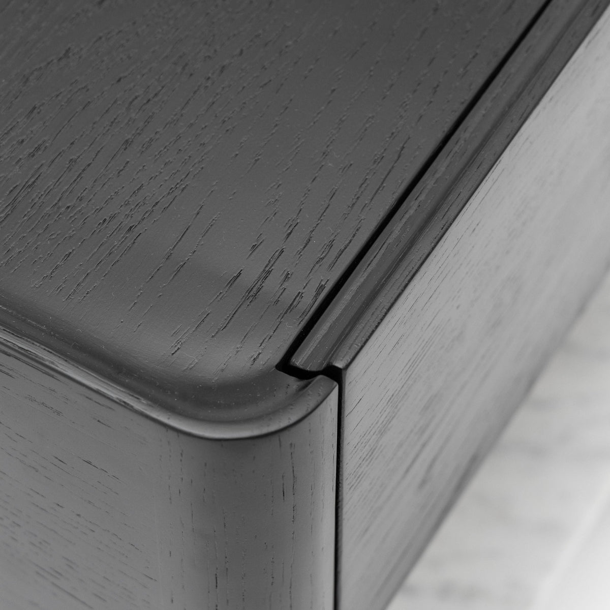 Tye Nightstand 45 - Black Oak & Bianca Carrara - Nightstands Tolv Loom Collection Dubai