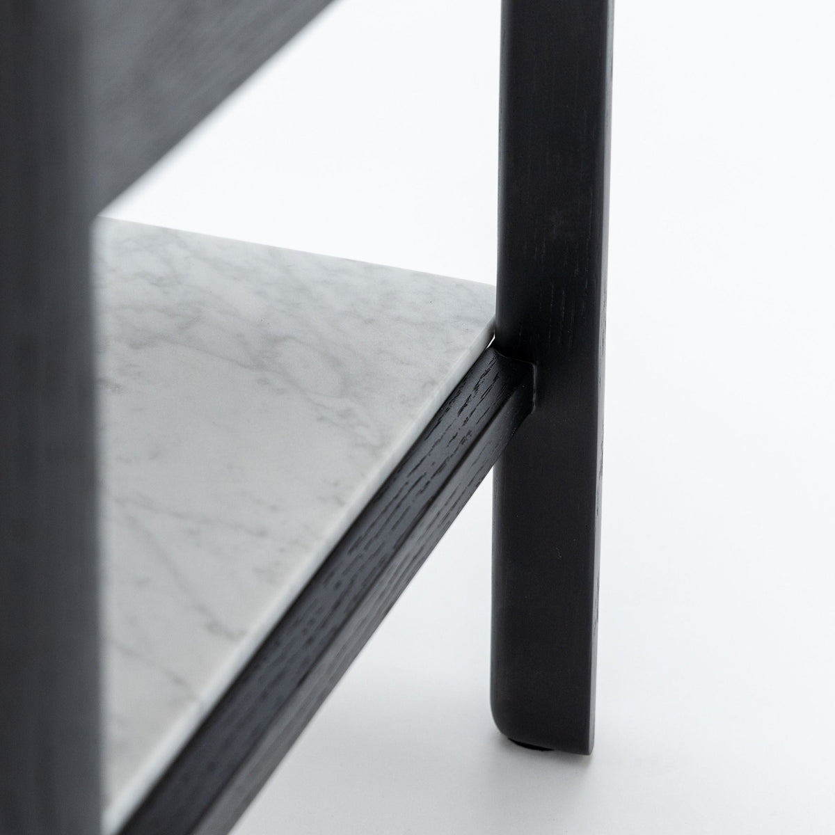 Tye Nightstand 60 - Black Oak & Bianca Carrara - Nightstands Tolv Loom Collection Dubai