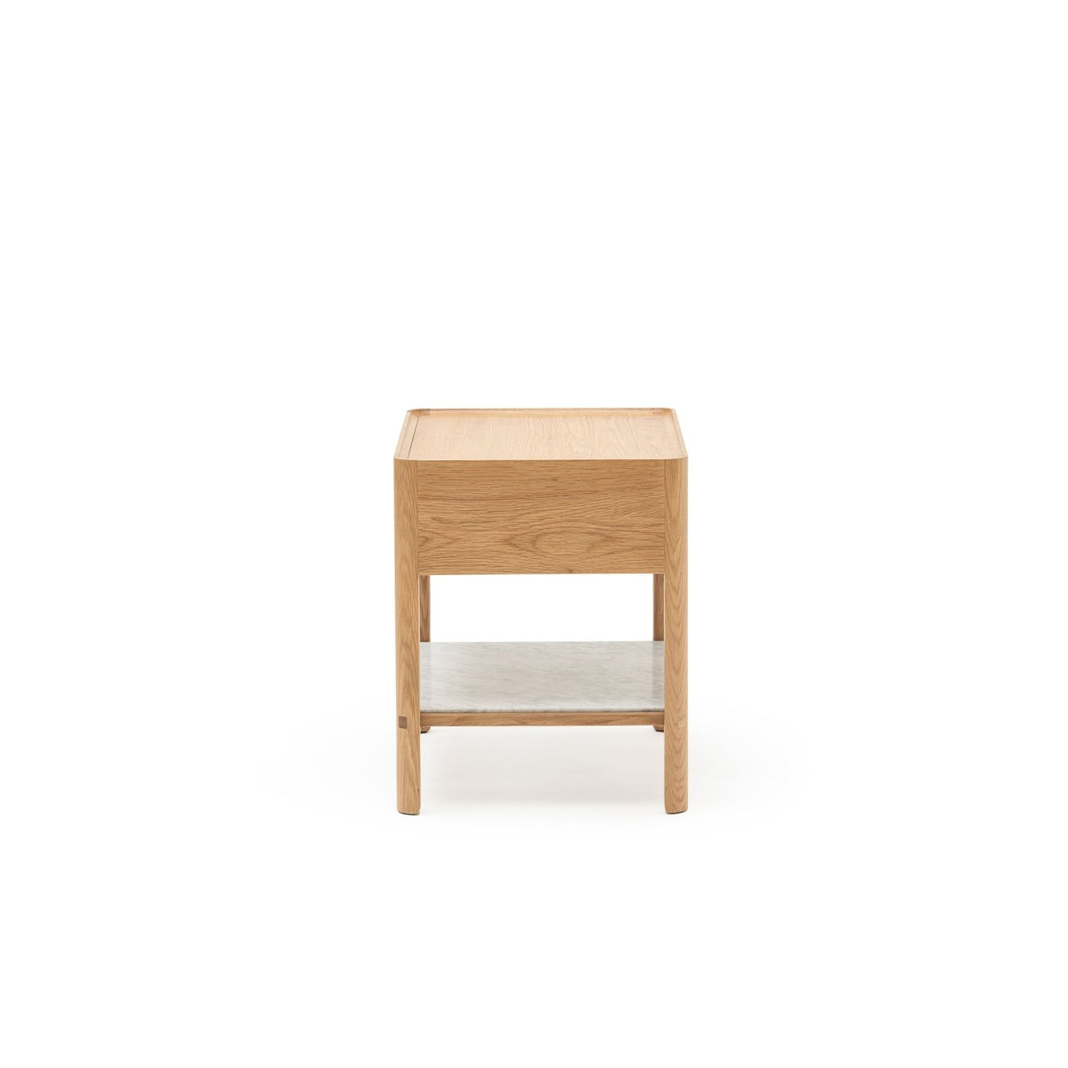 Tye Nightstand 60 - Light Oak & Bianca Carrara - Nightstands Tolv Loom Collection Dubai