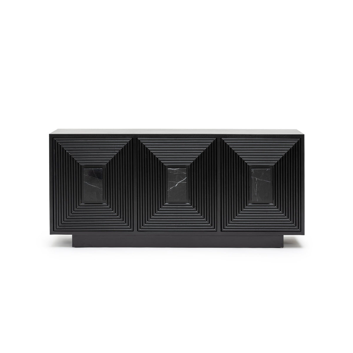 Verona 3 Door Sideboard - Black