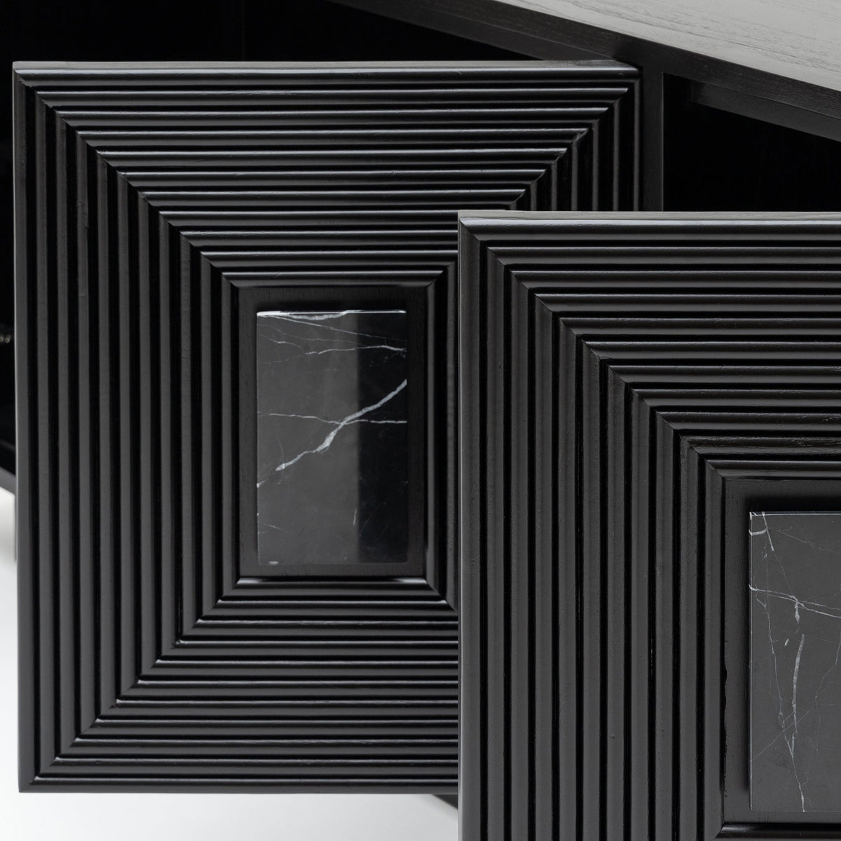 Verona 3 Door Sideboard - Black