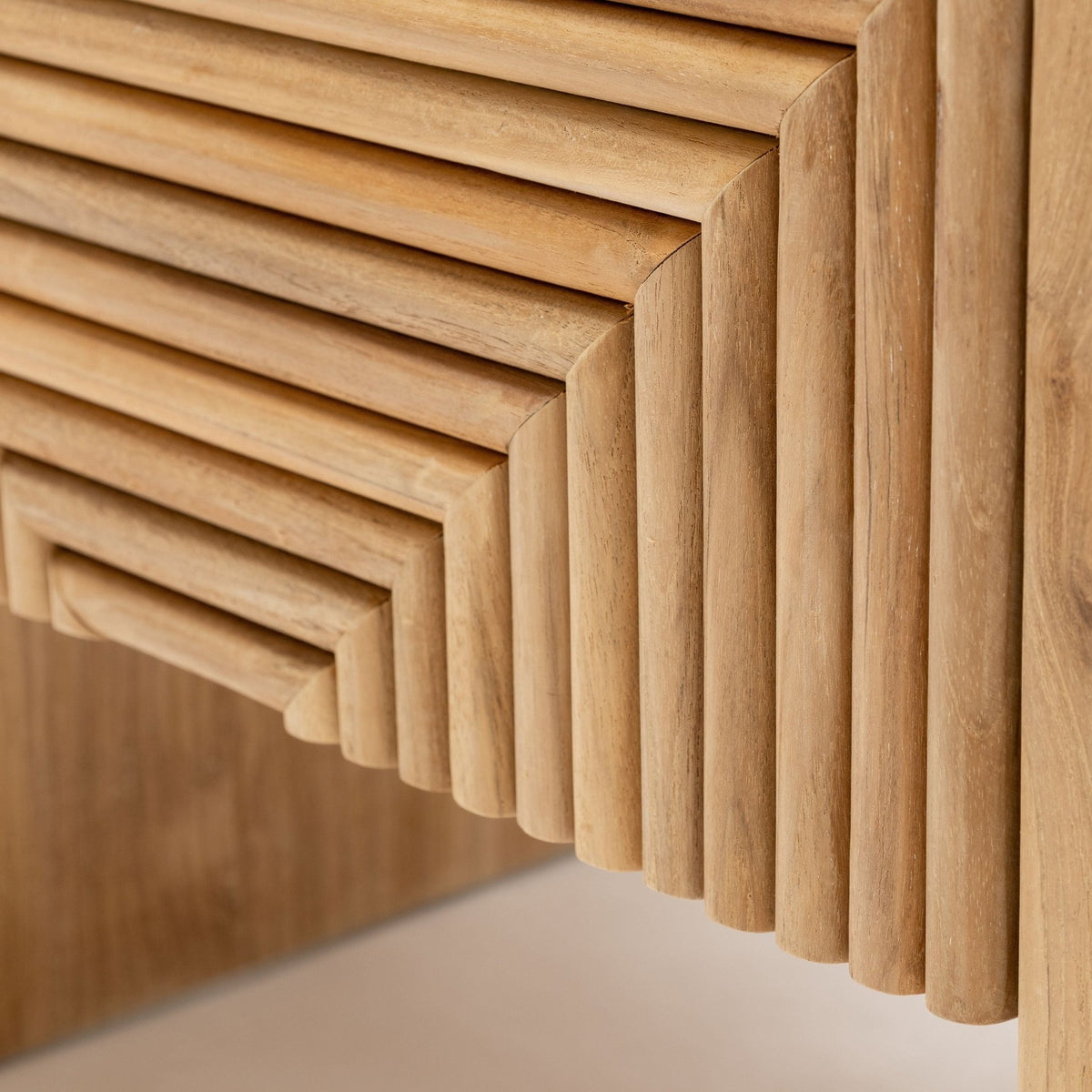 Verona Bedside Table - Natural - Nightstands Loom Collection Loom Collection Dubai