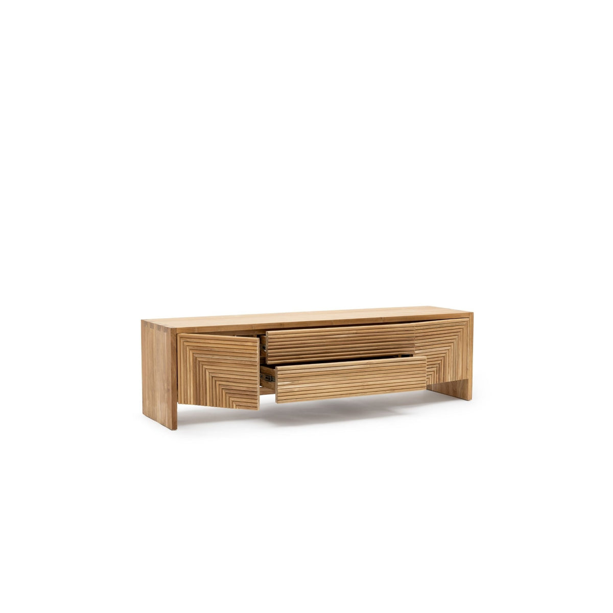 Verona Entertainment Unit - Natural - TV and Entertainment Units Loom Collection Loom Collection Dubai