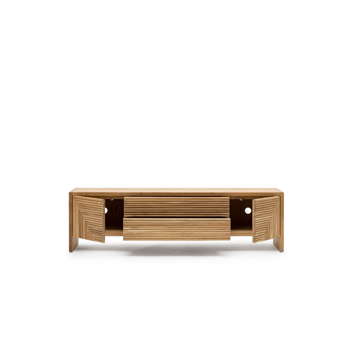 Verona Entertainment Unit - Natural - TV and Entertainment Units Loom Collection Loom Collection Dubai