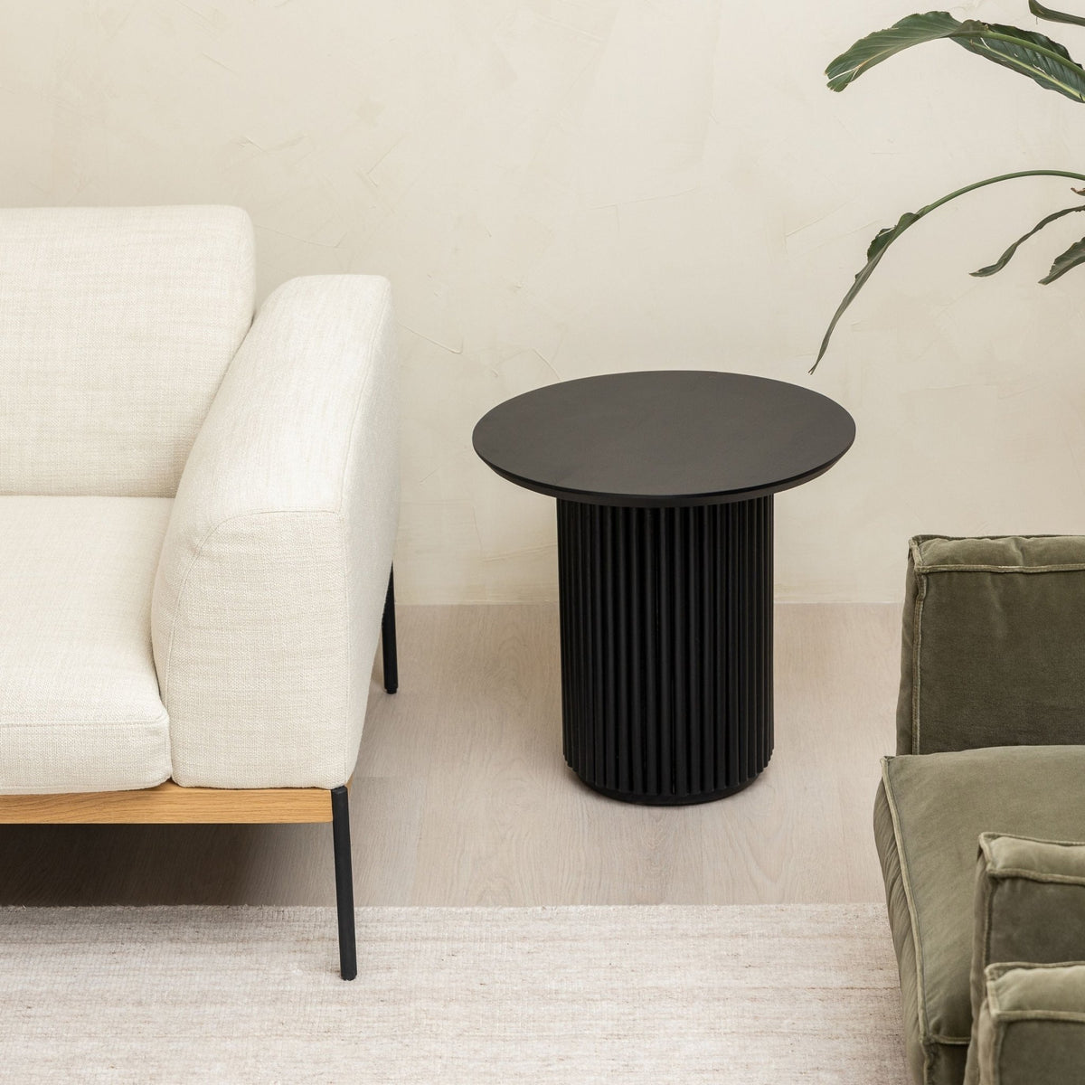 Verona Side Table - Black - Side Tables Loom Collection Loom Collection Dubai