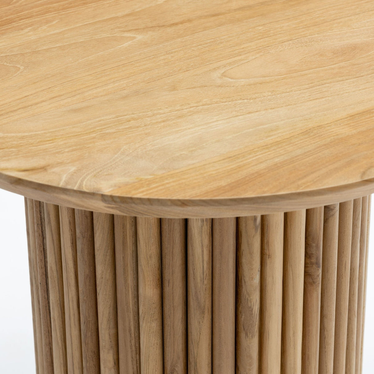Verona Side Table - Natural - Side Tables Loom Collection Loom Collection Dubai