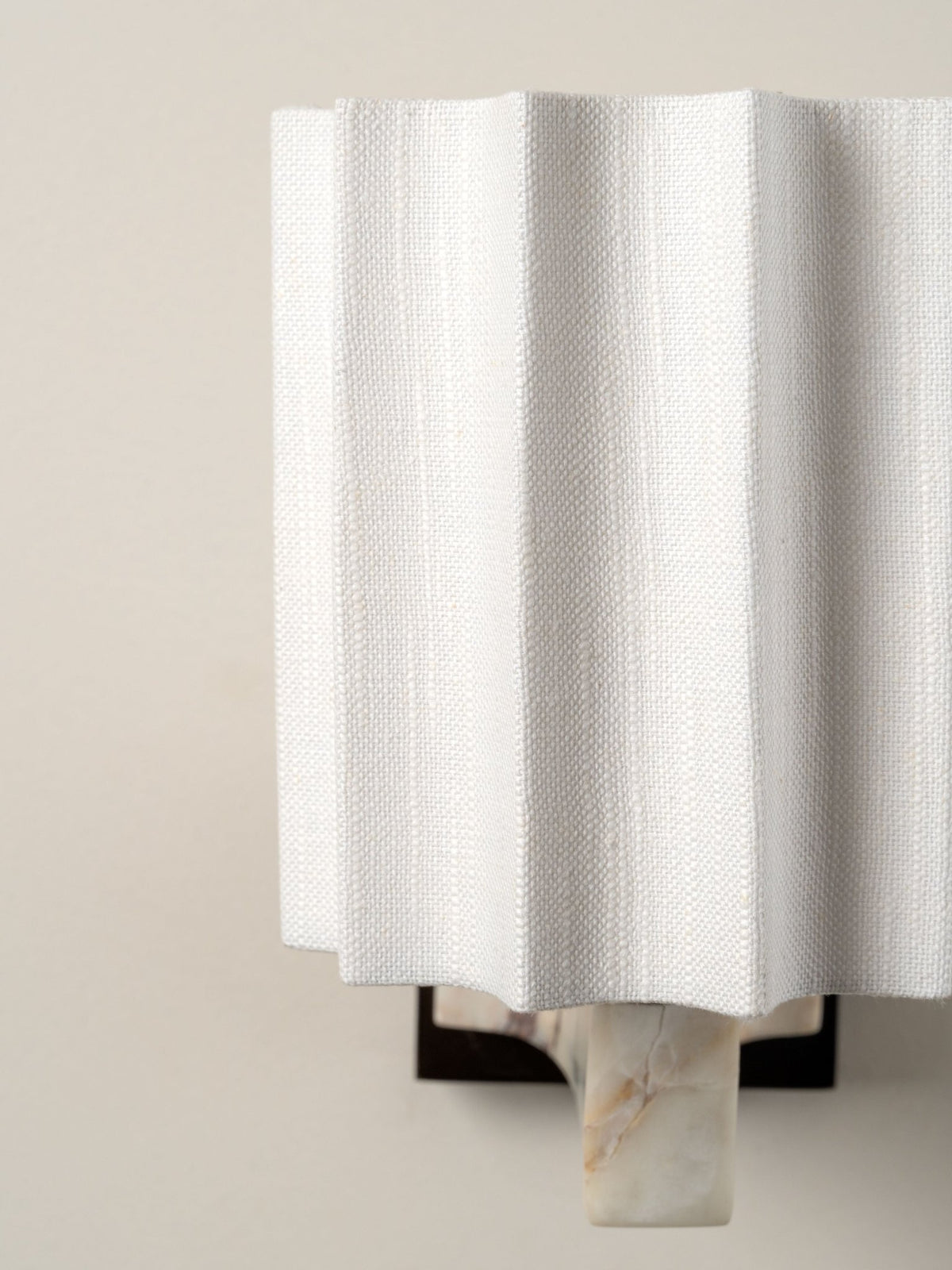Viotti - Calacatta Viola Marble And Linen Wall Light