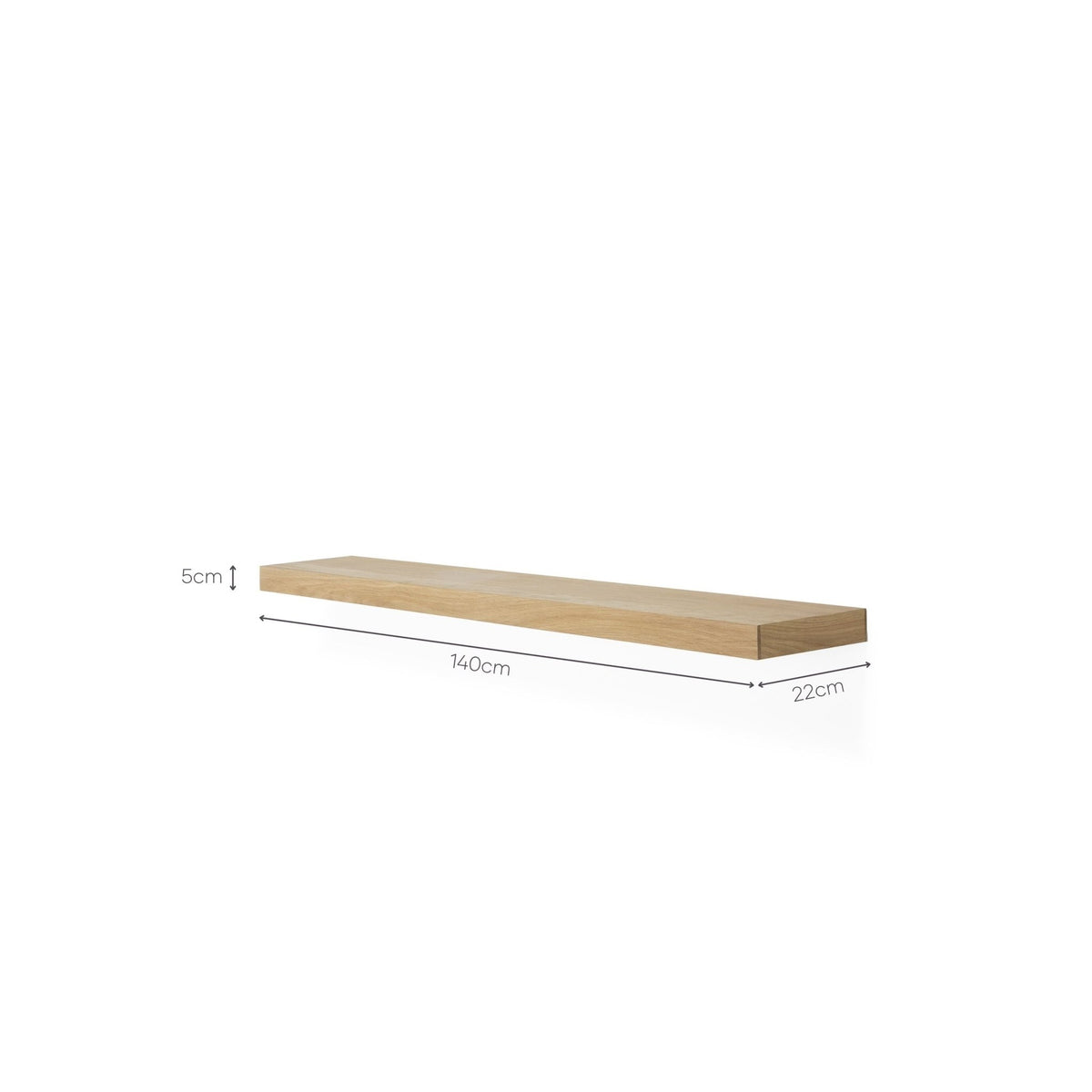Wall Shelf - Oak - Shelving Ethnicraft Loom Collection Dubai