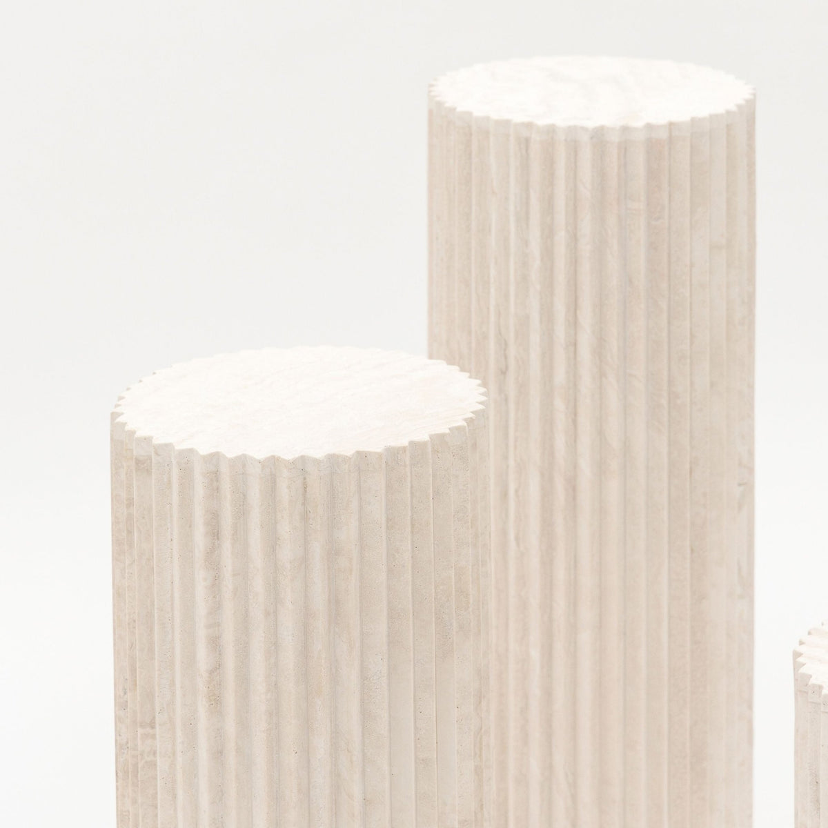 Wave Pedestal Medium - Pedestals Loom Collection Loom Collection Dubai
